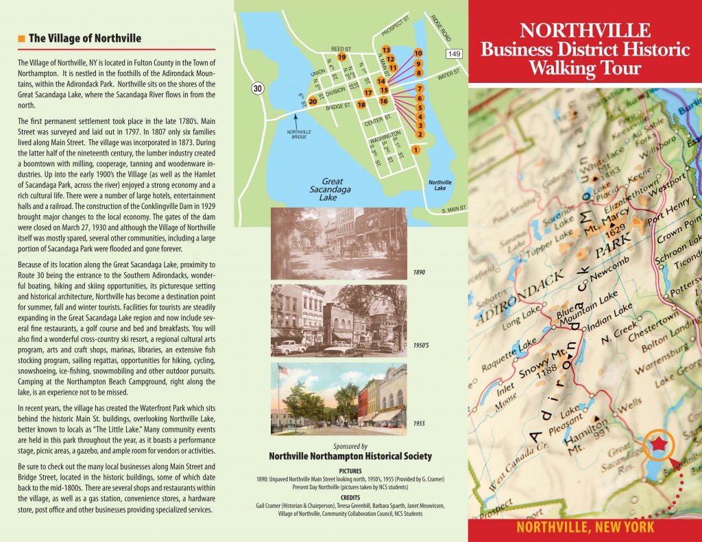 Village of Northville, New York Historical Walking Tour Village of Northville, New York